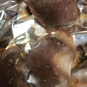 砂肝のカリカリ焼き　魚焼きグリルで簡単